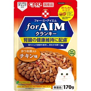 [いなばペットフード]CIAOforAIMクランキーかつお節入りチキン味170g