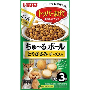 [いなばペットフード]ちゅ~るボールとりささみチーズ入り10g×3袋