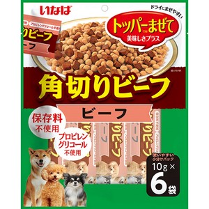 [いなばペットフード]角切りビーフビーフ10g×6袋