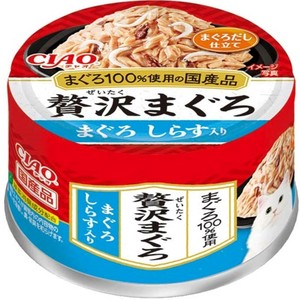 [いなばペットフード]CIAO贅沢まぐろまぐろしらす入り60g
