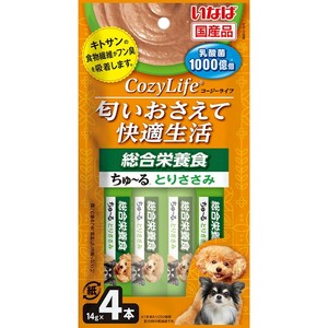 [いなばペットフード]CozyLifeちゅ~る総合栄養食とりささみ14g×4本