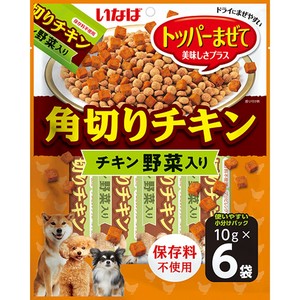[いなばペットフード]いなば角切りチキンチキン野菜入り10g×6P
