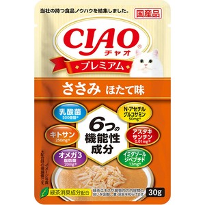 [いなばペットフード]CIAOプレミアムささみほたて味30g