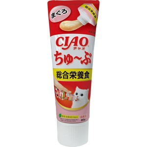[いなばペットフード]CIAOちゅ~ぶ総合栄養食まぐろ80g