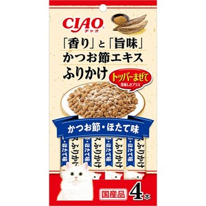 [いなばペットフード]CIAOかつお節エキスふりかけかつお節･ほたて味3g×4P