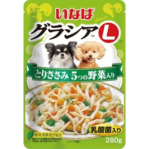 [いなばペットフード]グラシアLとりささみ5つの野菜入り280g