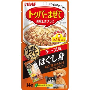 [いなばペットフード]焼ささみほぐし身チーズ味14g
