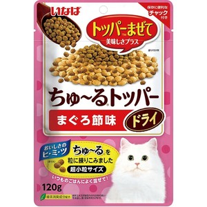 [いなばペットフード]ちゅ~るトッパードライまぐろ節味120g