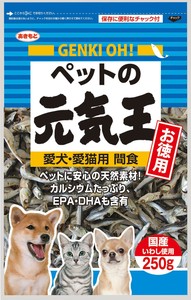 [秋元水産]元気王ペットの元気王にぼし250g