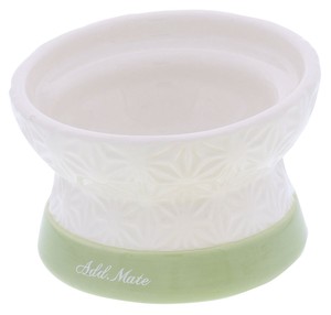 [ペティオ]Add.Mete猫用食器フードがこぼれにくい脚付き陶器食器ドライフード向き