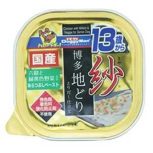 [ドギーマン]ドギーマン紗博多地どり13歳から用六穀と緑黄色野菜入り100g