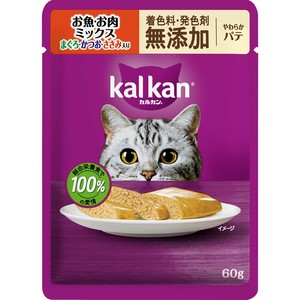 [マースジャパンリミテッド]カルカンパウチパテお魚お肉無添加60g