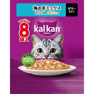 [マースジャパンリミテッド]カルカンP海の幸鮪･白身魚･帆立60g×8