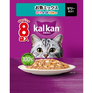 [マースジャパンリミテッド]カルカンPお魚M鮪･鰹･白身魚60g×8