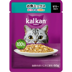 [マースジャパンリミテッド]カルカンPお魚M鮪･鰹･白身魚60g