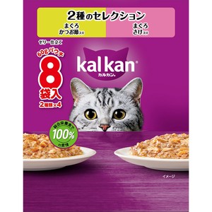 [マースジャパンリミテッド]カルカンP2種鮪かつお節鮪鮭60g×8