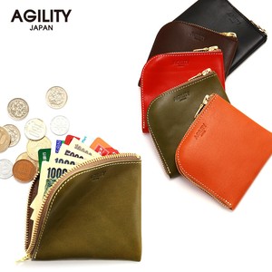Bifold Wallet Genuine leather Made in Japan