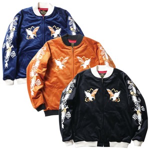 【予約販売】【2025秋冬新作】【HOUSTON】VELVETTEN SOUVENIR JACKET (MAP)