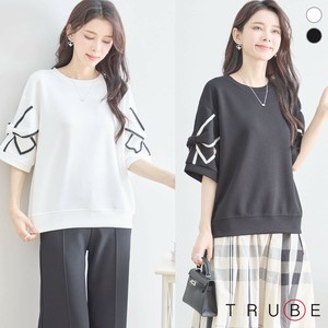 【2025新作】【M〜L】ボリュームリボンスリーブプルオーバー(N12-755)(5号店) FM5