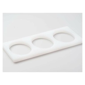 山県化学(ヤマケン)　ハンバーグ型(楕円型) 3ヶ取 120×90×15mm