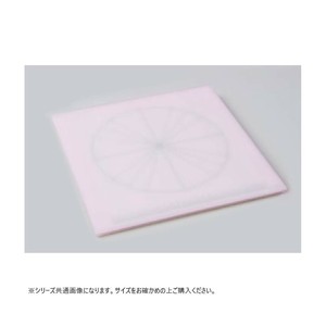 山県化学(ヤマケン)　積層目盛入りまな板 (正方形) L ピンク