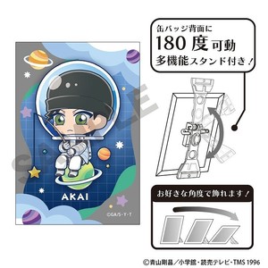 ■2025AW　新作■　名探偵コナン　アート缶バッジ　赤井 秀一/プチコスモ