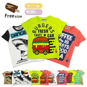 【2025夏物新作】3柄プリント半袖Tシャツ フリーサイズ
