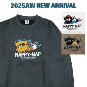 ★大好評オジサン★ポンチスウェードオジー大刺繍SW（8月納品）【2025年秋冬新作商品】