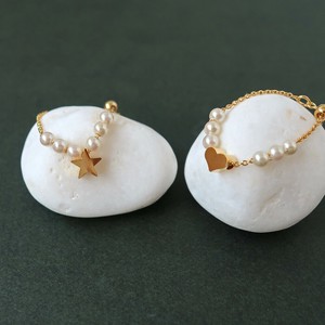 金戒指 女士 新商品 链戒指 星星 宝石 日本制造