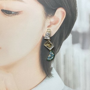 ピアス　個性的　ビジュー　ゴールド　カクテル　ドリンク　ソルティドッグ
