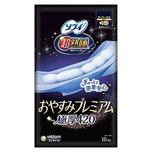 ソフィ超熟睡おやすみプレミアム極厚420　10枚