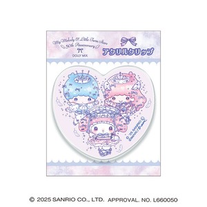 DOLLYMIX マイメロ×リトルツインスターズ アクリルクリップ サンリオ