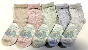 【大特価数量限定】特価婦人バンドル　クルーソックス2P　5柄込