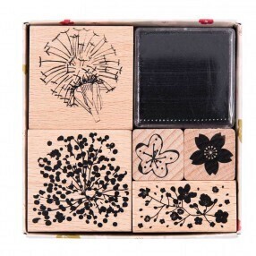 ［輸入スタンプ ］RICO DESIGN スタンプ セット☆アリウム 花束 たんぽぽ 桜☆