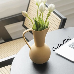 ≪予約商品≫激安セール 陶器花瓶 ミルクジャー型 ダイニングテーブル用 フラワーベース インテリア雑貨