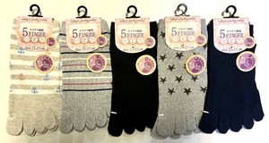 【大特価数量限定】特価婦人1P　5本指ソックス　スニーカー
