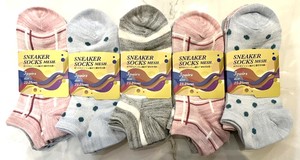 【大特価数量限定】特価婦人バンドル　3P　スニーカー　3柄　メッシュ