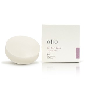 塩石けん ラベンダー Sea Salt Soap LAVENDER（80g/泡立てネット付き）/シーソルトソープ 無添加