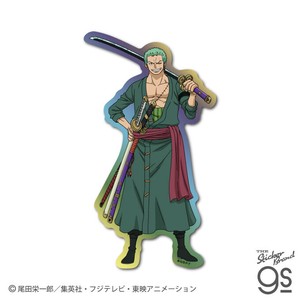 ワンピース ホログラムステッカー ゾロ ONE PIECE 海賊 ジャンプ アニメ キャラクター グッズ OPS96