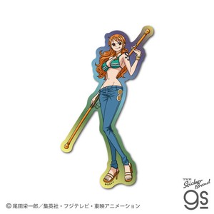 ワンピース ホログラムステッカー ナミ ONE PIECE 海賊 ジャンプ アニメ キャラクター グッズ OPS97