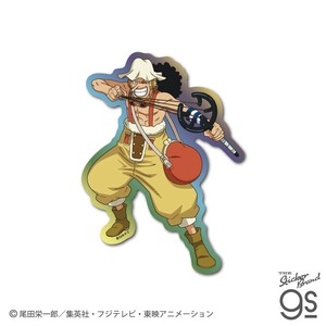 ワンピース ホログラムステッカー ウソップ ONE PIECE 海賊 ジャンプ アニメ キャラクター グッズ OPS98