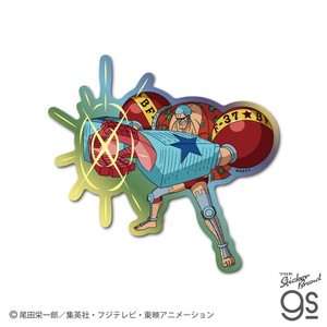ワンピース ホログラムステッカー フランキー ONE PIECE 海賊 ジャンプ アニメ キャラクター グッズ OPS102