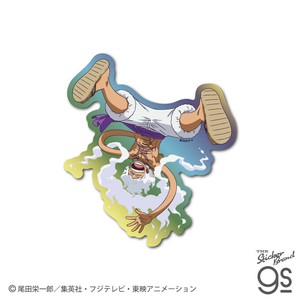 ワンピース ホログラムステッカー ルフィ(ギア5) ONE PIECE 海賊 ジャンプ アニメ キャラ グッズ OPS105