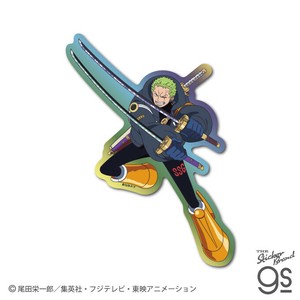 ワンピース ホログラムステッカー ゾロ(エッグヘッド) ONE PIECE 海賊 アニメ キャラクター グッズ OPS107