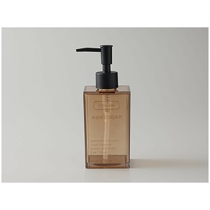 Verre Soap ヴェルソープ ディスペンサー ハンドソープ 360ml ブラウン 24-463406