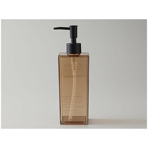 Verre Soap ヴェルソープ ディスペンサー シャンプー 500ml ブラウン 24-463352