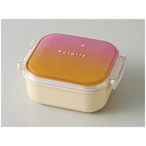 Polaris ポラリス 長角タイトランチ 弁当箱 S ピンク/オレンジ 24-462935