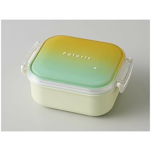 Polaris ポラリス 長角タイトランチ 弁当箱 S イエロー/グリーン 24-462904