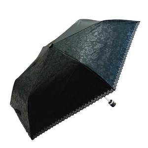 藤田屋 晴雨兼用折りたたみ傘 50cm エンボス　ヒートカット バラ SM-2254