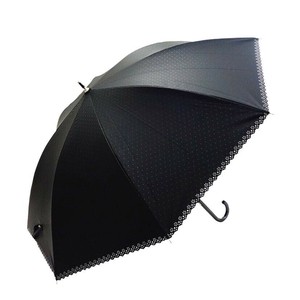 藤田屋 晴雨兼用長傘ジャンプ 58cm エンボス　ヒートカット ドット SJ-2254